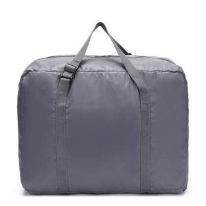 Sac de voyage pliable grande capacité, résistant à l'eau, en nylon, sac fourre-tout de week-end avec poignées réglables en sangle pour le rangement - Product Image 3