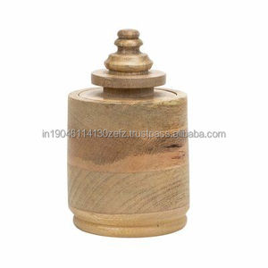 Find Quality Storage Food Container <b>Decorative</b> <b>Items</b> Use <b>for</b> Home <b>Kitchen</b> Wood Made Canister and Tools Storage & Organization - Product Image 1