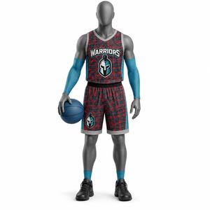 Tenue de Basketball Personnalisée OEM Sublimée – Maillot d'Équipe en Maille Col V Polyester Unisexe Grande Taille Anti-Bactérien Séchage Rapide Anti-Humidité - Product Image 4