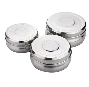 Casserole en acier inoxydable, récipient pour chapati et roti, pot rond isolé pour la cuisine à domicile, 33 cm, durable et poli - Product Image 5