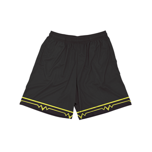 Pantalones Cortos de Lacrosse Reversibles Personalizados al por Mayor, Tallas Grandes, Impresión por Transferencia de Calor, Malla de Poliéster Transpirable, Cintura Elástica, para Equipos - Product Image 3