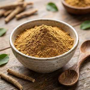 Extracto de Raíz de Ashwagandha en Polvo, Grado Alimenticio, Silvestre |   Suplemento de Ginseng Indio 100% Puro en Botella, Venta al por Mayor, Alta Calidad para Exportación - Product Image 1