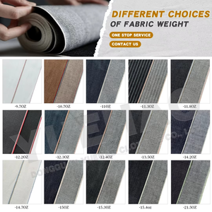 Jean en denim pour homme, de créateur, coupe large, oversize, droite, bootcut, style japonais, selvedge brut, baggy - Product Image 6