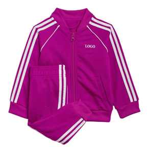 Ensemble de survêtement unisexe personnalisé avec logo, sweat à capuche zippé et pantalon de jogging en polyester, tenue de sport légère, OEM ODM - Product Image 3