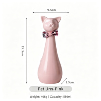 Urna Funeraria de Cerámica Personalizada, de Lujo, Segura e Impermeable, para Mascotas, Cenizas de Perros, Gatos y Otros Animales, Recuerdo Conmemorativo