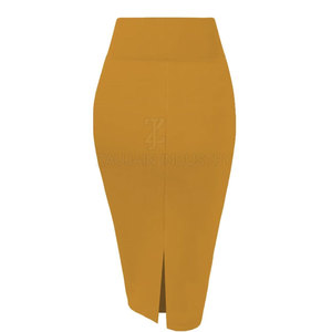 Jupe crayon pour femme, longueur genou, style professionnel, tissu extensible, jupe ajustée pour usage quotidien, fabrication sur mesure - Product Image 2