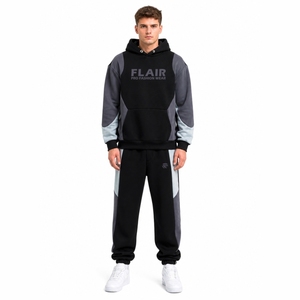 Ensemble de survêtement oversize pour homme – Sweat à capuche et pantalon de jogging en coton French Terry de qualité supérieure - Product Image 2