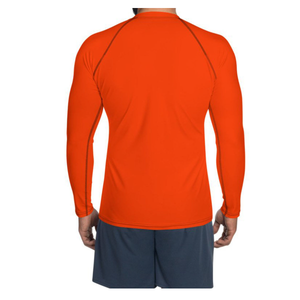 Wholesale OEM Manufacturer Sportswear <b>Men</b> Quick Dry Eco-Friendly <b>Swimming</b> <b>Top</b> Long Sleeve Compression Breathable Rash Guard - Product Image 2