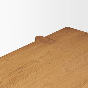 Mesa de Comedor Plegable de Madera Maciza de Roble Europeo, Diseño Moderno, Acabado Marrón Claro, Fácil de Limpiar, Resistente, para Cocina, Hogar o Restaurante - Product Image 5