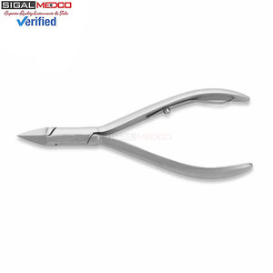 SIGAL MEDCO Customizable Silver Stainless Steel Nail Clipper OEM Reusable Ingrown Nail Clipper Podiatry Nipper Washable - Product Image 2