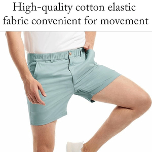 Pantalones Cortos Chino de Verano para Hombre, Lisos, a la Moda, Casuales, de Alta Calidad, Personalizables con Logotipo, Venta al Por Mayor - Product Image 6