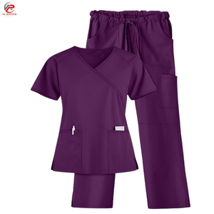 Service OEM de personnalisation en gros – Uniformes médicaux personnalisables pour femmes, ensembles d'uniformes en coton de qualité supérieure - Product Image 2