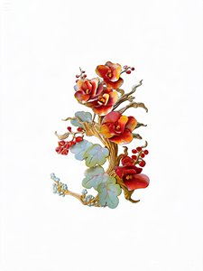 Arte Floral de Pared en Aluminio 3D Original en Oferta, Decoración Floral Colgante para Sala de Estar, Dormitorio, Hotel, Terraza - Product Image 1