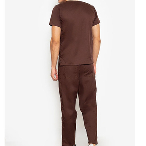 Best Quality Men Nursing Uniform Custom Logo Printed Spandex Canvas Stretchy High Quality Customizable Comfortable <b>Scrub</b> <b>Set</b> - Product Image 2
