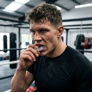 Protector Bucal de Boxeo Transparente Premium, Protector Dental Suave de EVA para Entrenamiento, Sparring, Deportes de Contacto, Equipo de Seguridad - Product Image 3