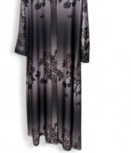 Abaya Modeste de Dubaï à Manches Longues Perlée et Pailletée, Traditionnelle, Faite à la Main, pour Mariage, en Polyester Respirant, Col en V – Grande Vente - Product Image 4