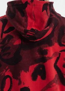 Venta al por mayor de sublimación personalizada Zip-Up Sudadera con capucha Warm Winter Streetwear Hombres Impreso 460Gsm Algodón Poliéster Material - Product Image 4