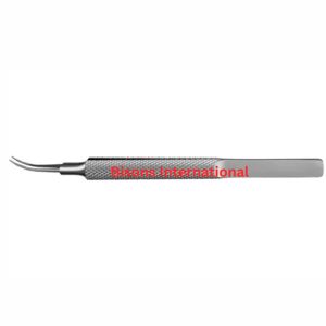 Pinzas de Sutura Tennant Profesionales de Alta Calidad BISONS, Instrumento Quirúrgico Oftalmológico de Acero Inoxidable con Puntas Rectas y Curvas OEM - Product Image 1