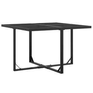 Ensemble de salle à manger de jardin noir - Product Image 3