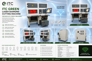 เครื่องตัดเพชร CNC เลเซอร์สีเขียวความแม่นยำสูง ITC สำหรับการแปรรูปเครื่องประดับชั้นดี ผลิตในสหรัฐอเมริกา ประสิทธิภาพเสถียร - Product Image 6