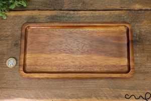 Affordable Handmade Wooden Serving Tray for Breakfast, Tea, Coffee, Snacks and Fruits with Elegant Rustic Finish for <b>Home</b> Dining - Product Image 4