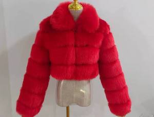 Manteau thermique tendance hiver 2027 pour femmes, nouvelle veste courte avec col en fourrure de renard véritable, style blouson surdimensionné, coupe-vent - Product Image 6