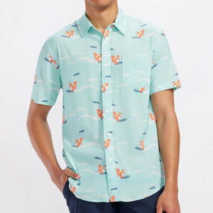 Camisa de Manga Corta Estampada para Hombre, Nueva Colección 2026, Ropa Casual Tropical, Venta al Por Mayor, Camisa Personalizada con Estampado Completo para Hombre, Verano, Playa - Product Image 1