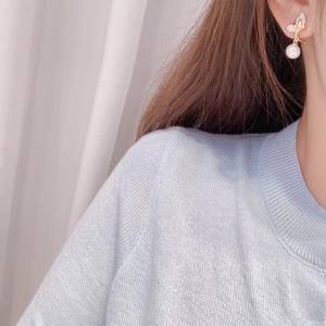 Boucles d'oreilles à clip en perles d'eau douce AK 7-8 mm, sans trous d'oreille, bijoux fins avec nacre, recommandées par le propriétaire du magasin - Product Image 4