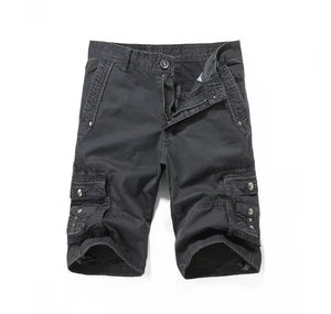 Shorts décontractés ajustables de qualité supérieure avec poches fonctionnelles et coupe confortable - Product Image 3