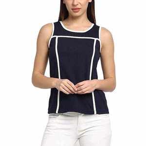 Camiseta sin mangas personalizada para mujer a la venta en línea, camiseta sin mangas de gran calidad para mujer, talla grande, para uso en el gimnasio/ropa de fitness. - Product Image 1