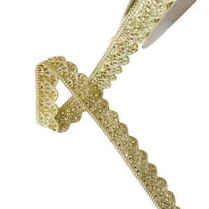 Tissu Organza Personnalisé Élégant et Intemporel avec Broderie de Paillettes, Perles, Dentelle, Motif Floral Écologique et Strass, Style Affaires - Product Image 1