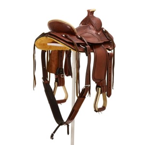 Selle anglaise tout usage en coton de haute qualité avec arceau en bois pour adultes et jeunes – Conçue pour l'entraînement sur sentier et l'équitation - Product Image 5