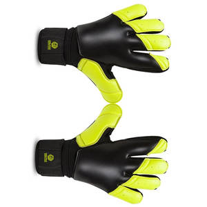 Gants de gardien de but en cuir de haute qualité fabriqués en usine, à doigts complets, avec sangle de poignet réglable, personnalisables, respirants pour l'extérieur - Product Image 4