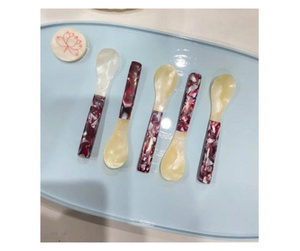 Cuillère haut de gamme en coquillage, conçue pour la dégustation de caviar dans les restaurants gastronomiques et la restauration de luxe. - Product Image 1