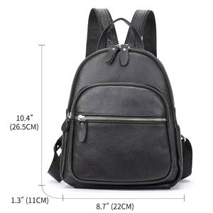 High Quality Custom Genuine Leather Backpack Manufacturer <b>Small</b> Real Leather Other Backpacks Women <b>Bag</b> LSBP-0018 - Product Image 3