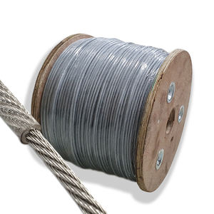 ลวดสลิง DG จากโรงงานเกาหลี ผลิตจากเหล็กกล้าไร้สนิมชุบสังกะสี เกรดสำหรับงานทางทะเล SUS304 AISI  พร้อมเคลือบ PVC/ไนลอน/PU - Product Image 1