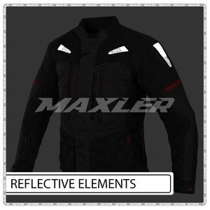 Chaqueta de Motociclista de Manga Larga para Hombre, Fabricada en Fábrica 2025 |   Chaqueta de Motocicleta Ligera, Impermeable, Transpirable, Resistente al Viento, con Estampado, % Nailon - Product Image 5