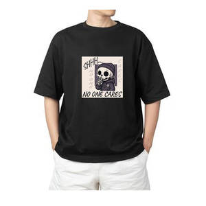 เสื้อยืดผ้าฝ้ายออแกนิกสำหรับผู้ชายพิมพ์ลายตัวหนังสือทรงพอดีตัวเสื้อยืดคอกลมแบบลำลองออกแบบได้ตามต้องการฤดูร้อนผลิตจากบังคลาเทศ - Product Image 4