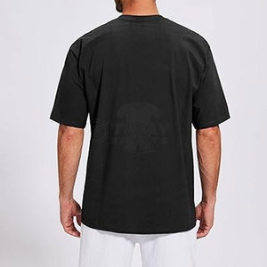 Camisa de hombre con hombros caídos, estilo moderno, corte holgado, ideal para un look informal y a la moda para el día a día. - Product Image 6