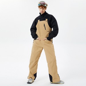 Traje de Esquí y Nieve de Talla Grande para Adultos, Estampado, Impermeable, 100% Poliéster, Pantalones de Esquí con Tirantes Dobles, Traje de Nieve de Diseño - Product Image 2