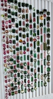 Pierres précieuses naturelles multi-tourmalines Aligemstones certifiées IGI, formes variées pour la fabrication de bijoux, prix d'usine en gros
