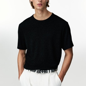 Nouveau T-shirt pour homme en coton de haute qualité à manches courtes pour homme, couleur unie, décontracté, hauts pour homme, t-shirts - Product Image 4