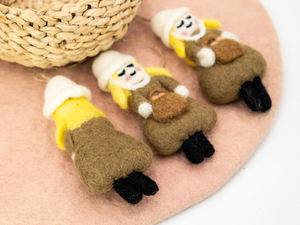 Muñecas Boho de Fieltro y Lana Hechas a Mano, Juguetes Suaves, Set de Regalo para Decoración de Cuarto Infantil, Venta al Por Mayor - Product Image 3