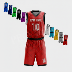 Heavy Weight Custom GSM Basketball Uniform Kit Moisture Wicking Sleeveless Jersey and Shorts for Clubs Schools Tournament - Product Image 1