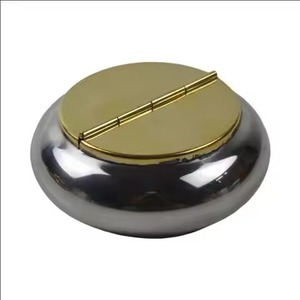 Cenicero de Metal Brillante con Logotipo Personalizado, Decoración para el Hogar, Artesanía, Regalos de Fábrica, Última Novedad - Product Image 6