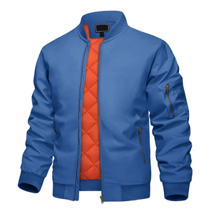 High Quality Men's Winter Bomber <b>Jacket</b> <b>Pilot</b> Style Breathable Eco-Friendly Bamboo Lining Solid Pattern New Model - Product Image 1