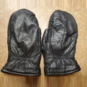 Mitaines et gants en cuir d'agneau véritable personnalisés, chauds pour l'hiver, pour hommes et femmes, à prix avantageux - Product Image 2