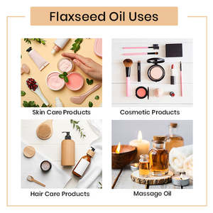 น้ำมันเมล็ดแฟลกซ์บริสุทธิ์ 100% สกัดเย็นจากธรรมชาติ สำหรับบำรุงผิว - Product Image 3