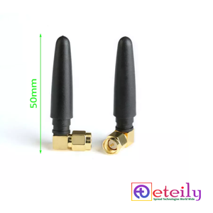 Antenne ETEILY 915 MHz 2,5 dBi en caoutchouc pour connecteur mâle R/A IP65 50W, applications de communication intérieure, fiable, fabriquée en Inde - Product Image 2