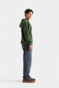 Sudadera con Capucha para Hombre, Color Sólido, Corte Regular, 100% Algodón, Felpa Francesa, Estilo Casual de Otoño - Product Image 4